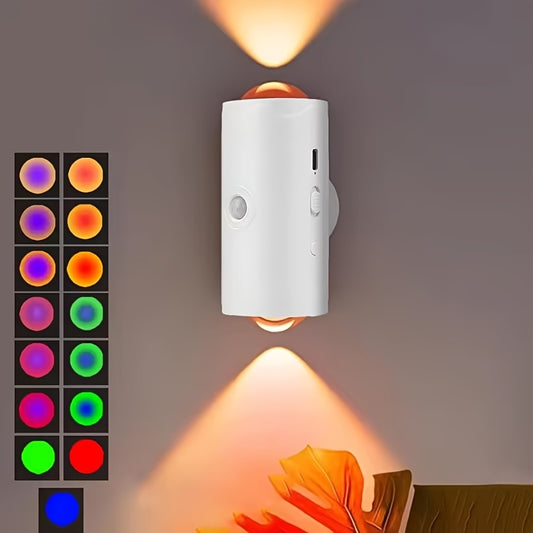 🎁🎁 LED Wireless Wall Sconce with 7 Colors Changing