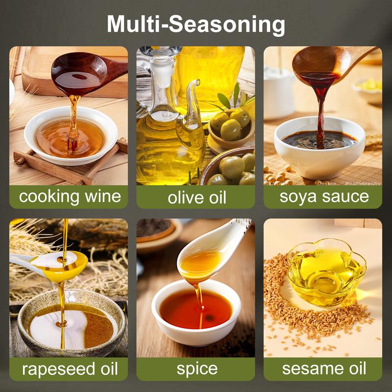 2 in 1 Glass Oil Sprayer & Dispenser🔥