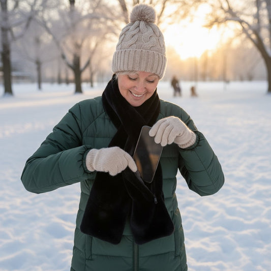 Holiday Mega Sale Save 52%🔥The Coziest Scarf with a Hidden Zipper Pocket