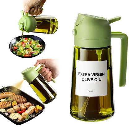 2 in 1 Glass Oil Sprayer & Dispenser🔥